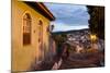 The Charming Town of Lencois in Chapada Diamantina National Park at Dusk-Alex Saberi-Mounted Photographic Print