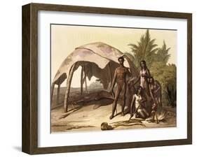 The Charrua Indians of Uruguay-Gallo Gallina-Framed Giclee Print