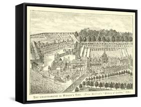 The Charterhouse in Wesley's Time-null-Framed Stretched Canvas