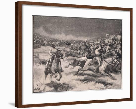 The Chase at Argaum Ad 1803-Henry Marriott Paget-Framed Giclee Print