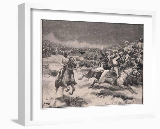 The Chase at Argaum Ad 1803-Henry Marriott Paget-Framed Giclee Print