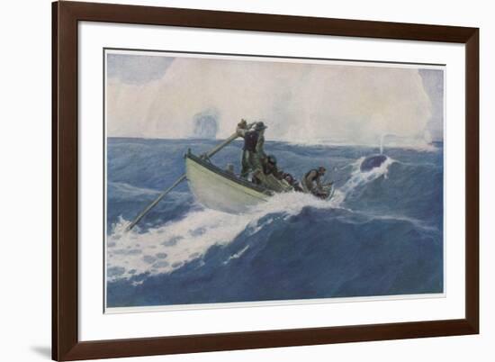 The Chase of the Bow-Head Whale-Clifford W. Ashley-Framed Photographic Print