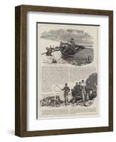 The Chase of the Wild Red Deer on Exmoor-John Charlton-Framed Giclee Print