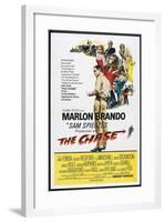 THE CHASE, US poster, center: Marlon Brando 1966-null-Framed Art Print