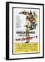 THE CHASE, US poster, center: Marlon Brando 1966-null-Framed Art Print