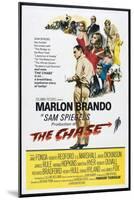 THE CHASE, US poster, center: Marlon Brando 1966-null-Mounted Art Print