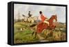 The Chase-Henry Thomas Alken-Framed Stretched Canvas
