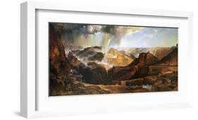 The Chasm of the Colorado-Thomas Moran-Framed Art Print