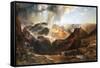 The Chasm of the Colorado-Thomas Moran-Framed Stretched Canvas