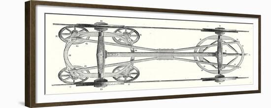 The Chassis of a Flat Wagon with Arnoux's System-null-Framed Giclee Print