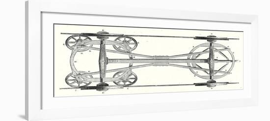 The Chassis of a Flat Wagon with Arnoux's System-null-Framed Giclee Print
