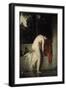 The Chaste Suzanne (Suzanne in the Bath) - Oil on Canvas, 1865-Jean-Jacques Henner-Framed Giclee Print