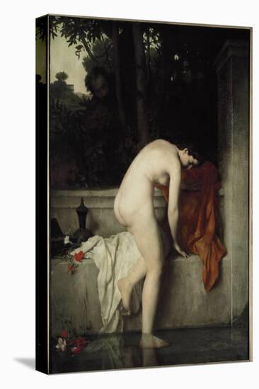 The Chaste Suzanne (Suzanne in the Bath) - Oil on Canvas, 1865-Jean-Jacques Henner-Stretched Canvas