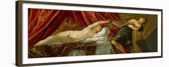 The Chastity of Joseph, Joseph and Potiphar's Wife-Jacopo Robusti Tintoretto-Framed Giclee Print