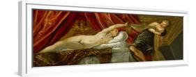 The Chastity of Joseph, Joseph and Potiphar's Wife-Jacopo Robusti Tintoretto-Framed Giclee Print