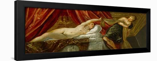 The Chastity of Joseph, Joseph and Potiphar's Wife-Jacopo Robusti Tintoretto-Framed Giclee Print