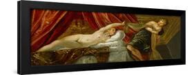 The Chastity of Joseph, Joseph and Potiphar's Wife-Jacopo Robusti Tintoretto-Framed Giclee Print