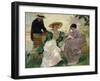 The Chat-Rupert Charles Wolston Bunny-Framed Giclee Print