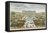 The Chateau and Jardin de Clagny at Versailles-null-Framed Stretched Canvas