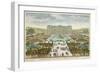 The Chateau and Jardin de Clagny at Versailles-null-Framed Giclee Print