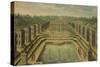 The Chateau and Pavilions at Marly from the Perspective of the Gardens, Early Eighteenth Century-null-Stretched Canvas
