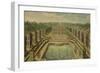 The Chateau and Pavilions at Marly from the Perspective of the Gardens, Early Eighteenth Century-null-Framed Giclee Print