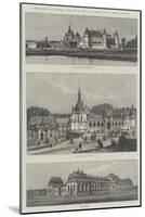 The Chateau De Chantilly, the Gift of the Duc D'Aumale to the French Institute-null-Mounted Giclee Print