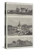 The Chateau De Chantilly, the Gift of the Duc D'Aumale to the French Institute-null-Stretched Canvas