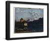 The Chateau De Chillon, 1877-Gustave Courbet-Framed Giclee Print