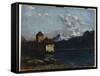 The Chateau De Chillon, 1877-Gustave Courbet-Framed Stretched Canvas