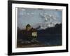 The Chateau De Chillon, 1877-Gustave Courbet-Framed Giclee Print