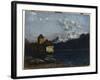 The Chateau De Chillon, 1877-Gustave Courbet-Framed Giclee Print
