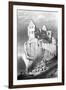 The Chateau De Crussol, Saint-Peray, France, 19th Century-Godard Q des Augustins-Framed Giclee Print