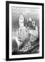 The Chateau De Crussol, Saint-Peray, France, 19th Century-Godard Q des Augustins-Framed Giclee Print