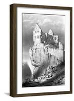 The Chateau De Crussol, Saint-Peray, France, 19th Century-Godard Q des Augustins-Framed Giclee Print