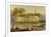The Chateau De La Roche-Guyon-Hubert Robert-Framed Giclee Print