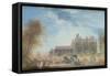 The Chateau De Madrid-Louis-Nicolas de Lespinasse-Framed Stretched Canvas