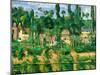 The Chateau De Medan, C.1880-Paul Cézanne-Mounted Giclee Print