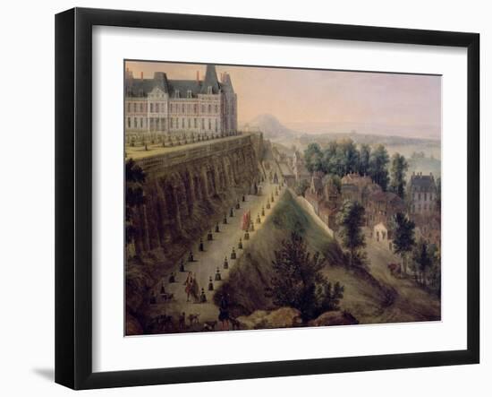 The Chateau de Meudon-Charles Leopold Grevenbroeck-Framed Giclee Print