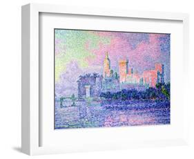 The Chateau des Papes, Avignon, 1900-Paul Signac-Framed Giclee Print