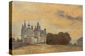 The Chateau Des Rochers Near Vitre, 1831-1832-Pierre Etienne Theodore Rousseau-Stretched Canvas