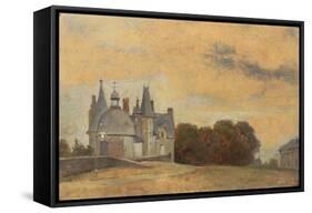 The Chateau Des Rochers Near Vitre, 1831-1832-Pierre Etienne Theodore Rousseau-Framed Stretched Canvas