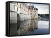 The Chateau of Chenonceau Reflecting in the Waters of the River Cher, UNESCO World Heritage Site, I-Julian Elliott-Framed Stretched Canvas