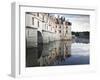 The Chateau of Chenonceau Reflecting in the Waters of the River Cher, UNESCO World Heritage Site, I-Julian Elliott-Framed Photographic Print