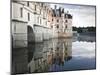 The Chateau of Chenonceau Reflecting in the Waters of the River Cher, UNESCO World Heritage Site, I-Julian Elliott-Mounted Photographic Print