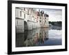 The Chateau of Chenonceau Reflecting in the Waters of the River Cher, UNESCO World Heritage Site, I-Julian Elliott-Framed Photographic Print