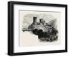 The Chateau of Foix, the Pyrenees, France, 19th Century-null-Framed Premium Giclee Print