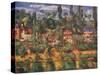 The Chateau of Medan, c1880, (1936)-Paul Cezanne-Stretched Canvas