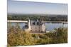 The Chateau of Montsoreau and the River Loire, Maine-Et-Loire, France, Europe-Julian Elliott-Mounted Photographic Print