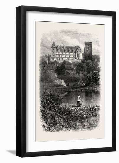 The Chateau of Pau, the Pyrenees, France, 19th Century-null-Framed Giclee Print